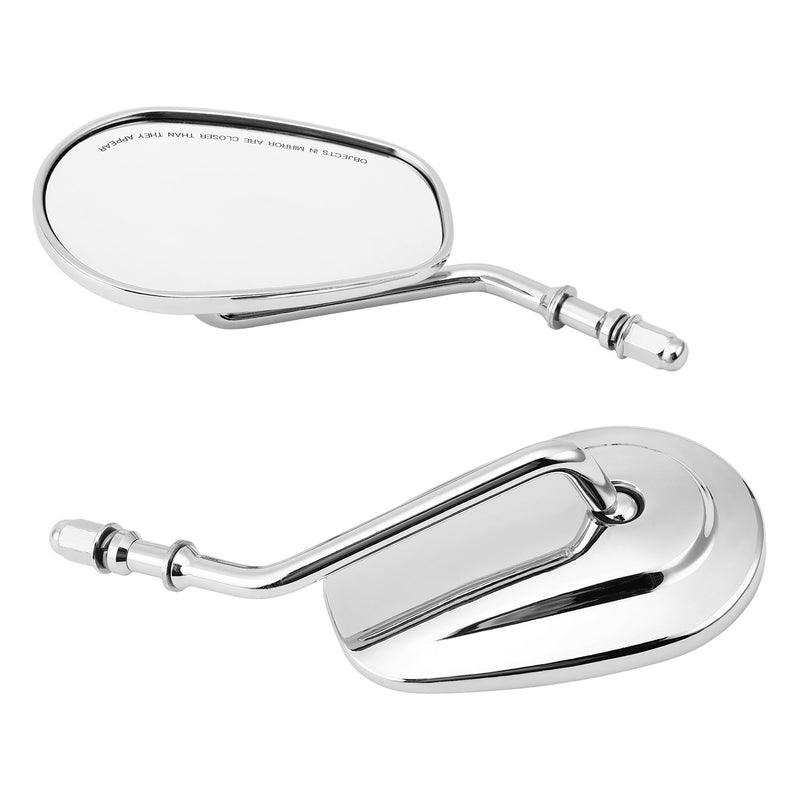 Chrome Rear View Mirrors for Harley XL1200L XL883 XL Sportster Left & Right