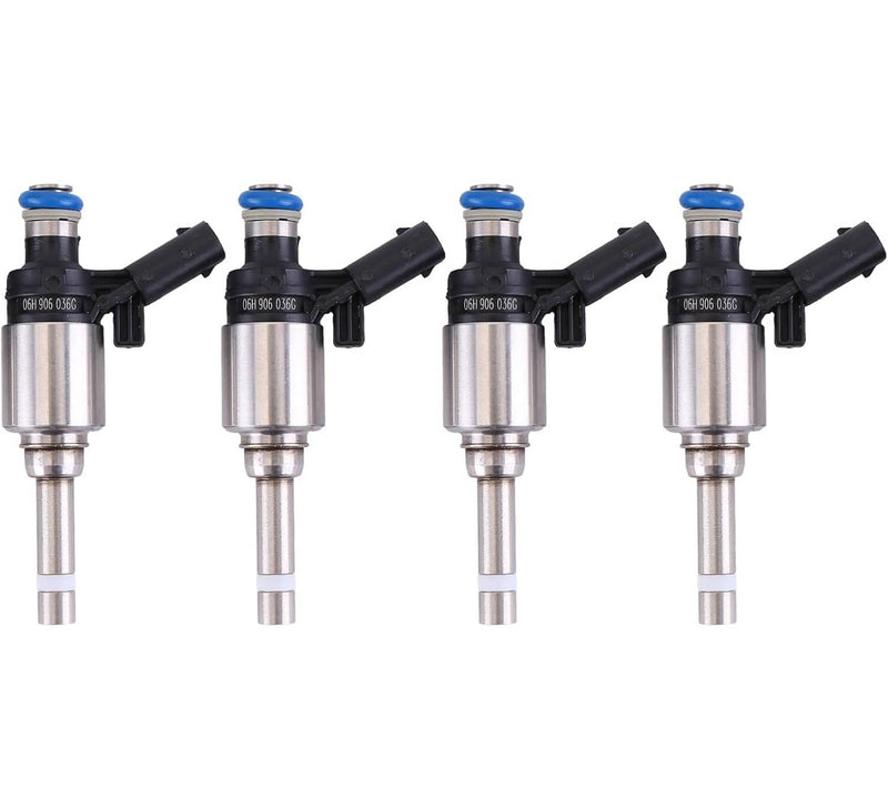 06H906036G Fuel Injectors for Audi A4 TT VW Jetta Golf CCTA 2.0T Turbo 4Pcs