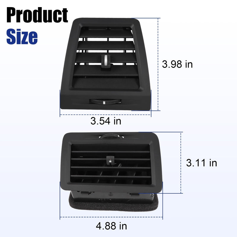 Dashboard Air A/C Vent Left & Right for Dodge Challenger 2008-2014 2 Pieces