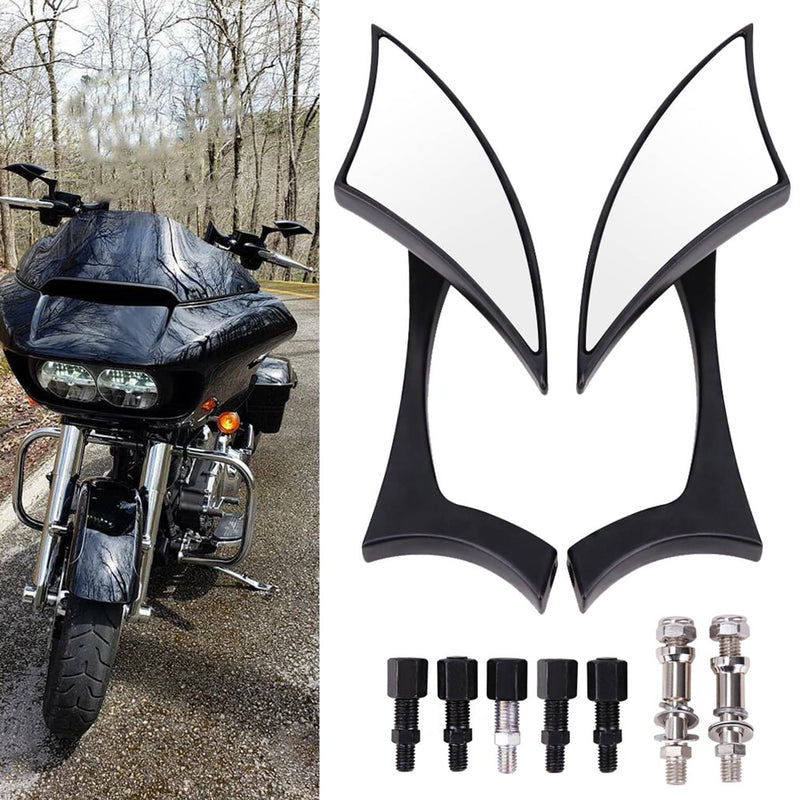 Motorcycle Rearview Side Mirrors for Harley Touring Electra Glide Ultra Classic