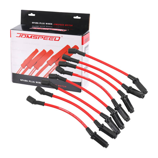 DURAFORCE JDMSPEED Spark Plug Wires Set for Chevy GMC LS1 Vortec 4.8L 5.3L 6.0L
