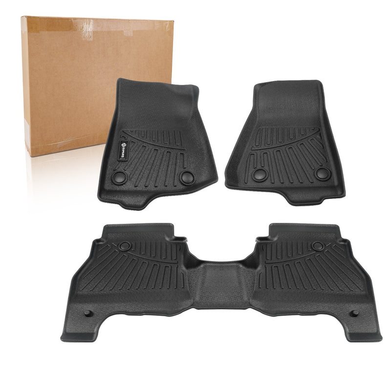 All Weather TPE Floor Mats Floor Liners for Jeep Gladiator 2020-2025 2026
