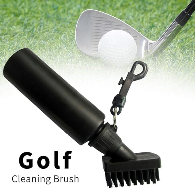 Golf Club Cleaner Brush Groove Cleaner with Water Bottle for Golf Ball Club