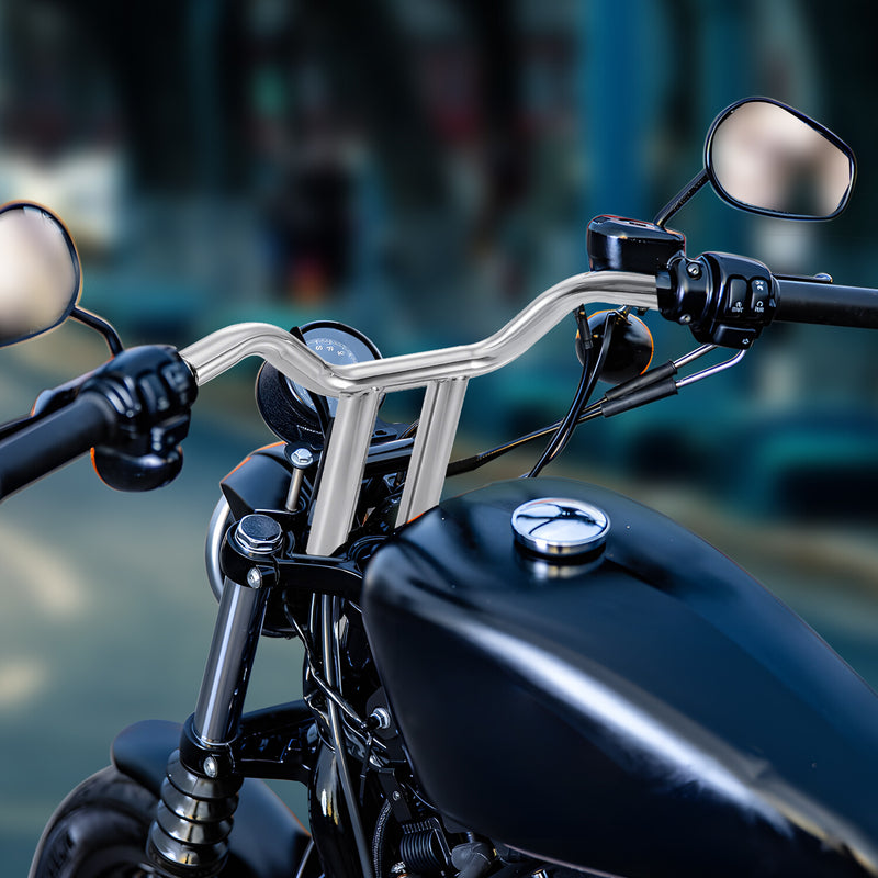MX-T Bars 12 Inch Handlebar for Harley Sportster Softail Dyna Wide Glide