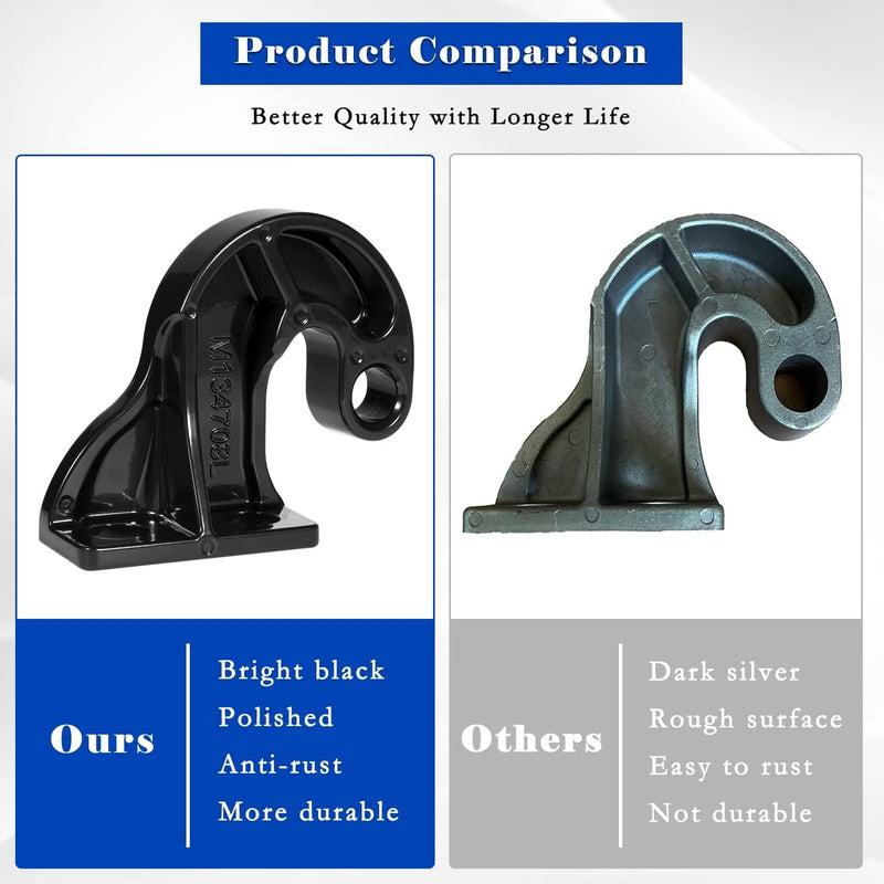 M134708L Left Hand Lower Hood Pivot for Peterbilt 377 378 379 Replaces 13-04708L
