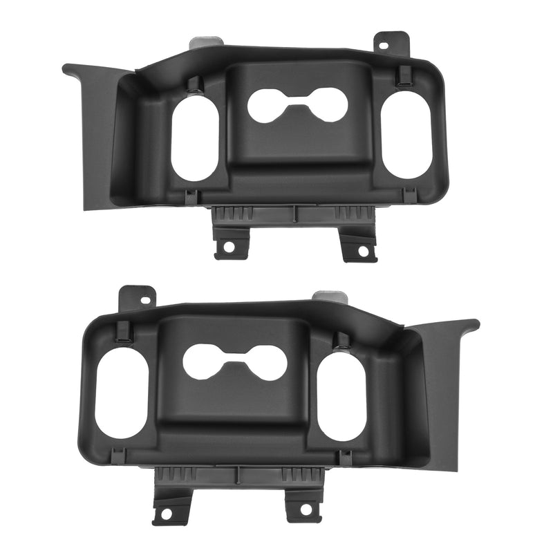 LH RH Front Bumper Tow Hook Trim Cover Panel for Ford Super Duty 17-19 Pair
