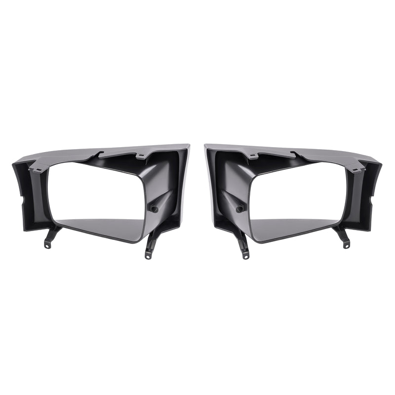 Headlight Door Set Bezel for Ford Super Duty F250 F350 F450 F550 1999-2004 2PCS