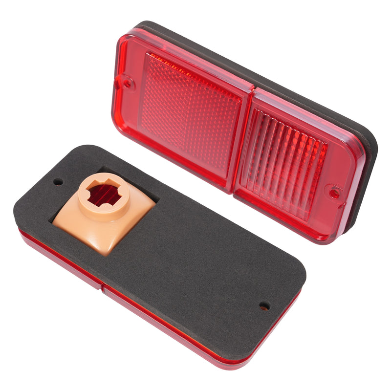 Rear Red Side Marker Lights for Chevrolet GMC C/K Pickup Trucks 1968-1972 Set