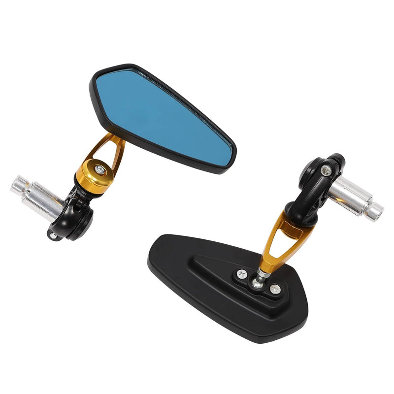 7/8" 22mm CNC Bar End Rear View Mirrors for Honda GROM MSX125 CB500F