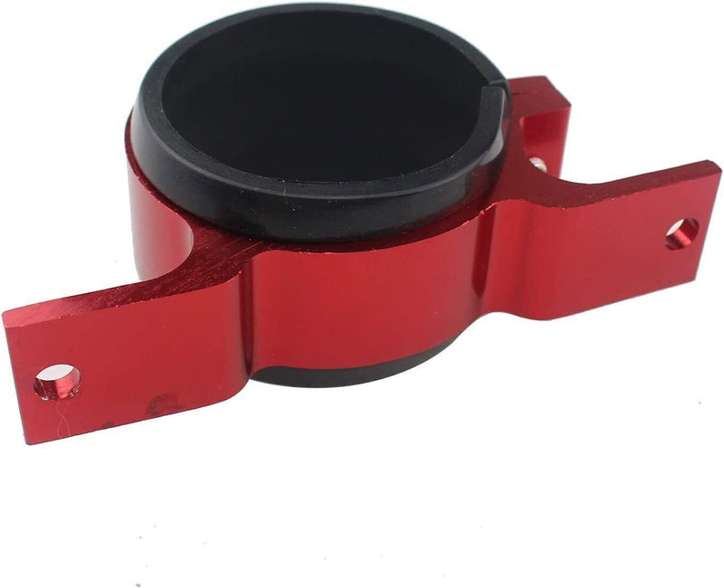 AN6 AN8 AN10 30 Micron Billet Aluminum Inline Fuel Gas Petrol Filter Bracket Red