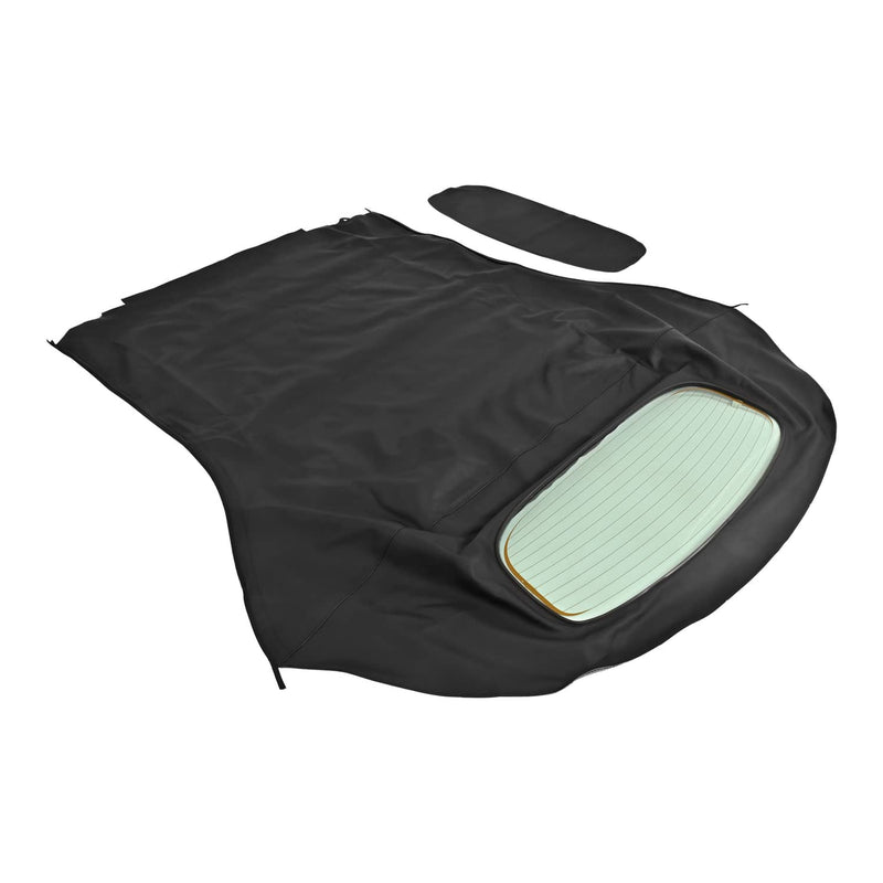 DURAFORCE Convertible Top Glass Window for Toyota Solara 2004-2009 08 Black Twill Vinyl