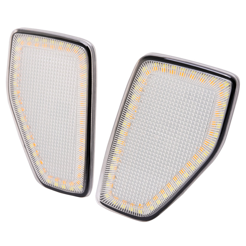 Switchback LED Side Marker Signal Lights Clear Lens for HUMMER H3 2005-2010 Pair