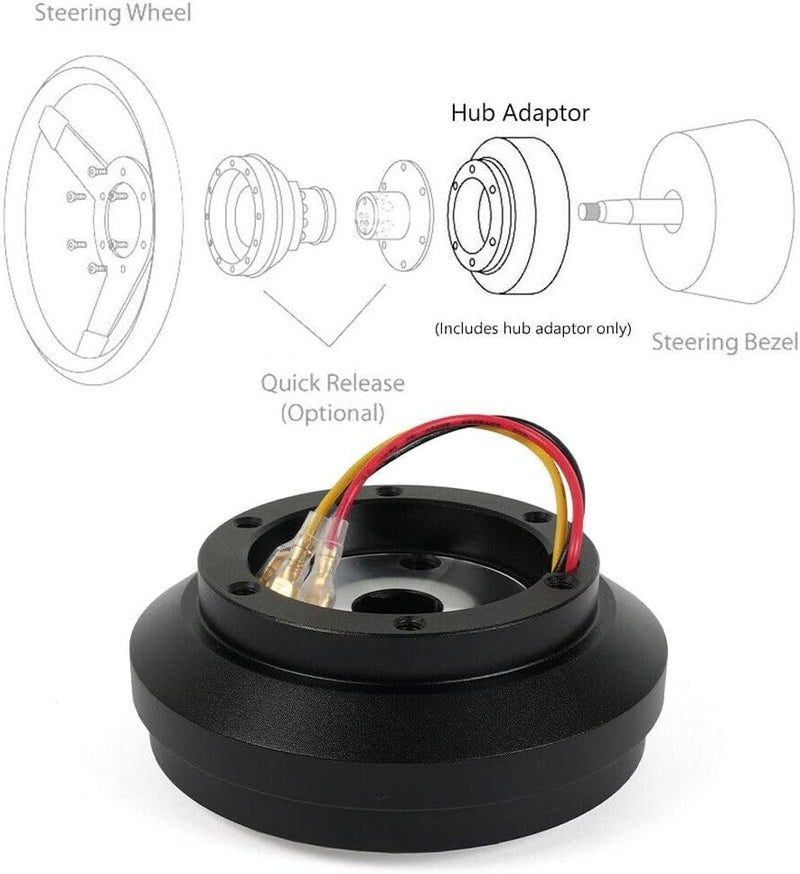 Steering Wheel 6-Hole Short Thin Hub Adapter Kit 174H for Ford Mustang 84-04