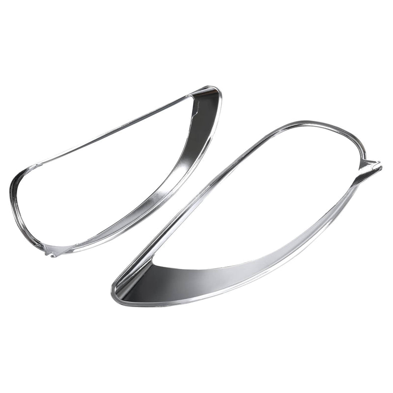 DURAFORCE Chrome Headlight Bezel Trim Left & Right for Freightliner Columbia 2001-2017