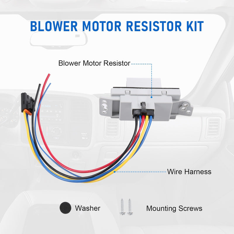 A/C Blower Motor Resistor for Chevy Impala 2000-2013 Impala Limited 2014-2016