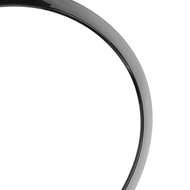 Black Headlight Trims Ring Bezels Cover for Mini Cooper R55 R56 2007-2015 Pair