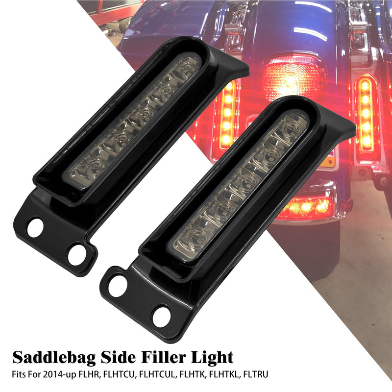 Saddlebag LED Filler Lights Run Brake Turn Signals Fits for Harley Touring 14-24