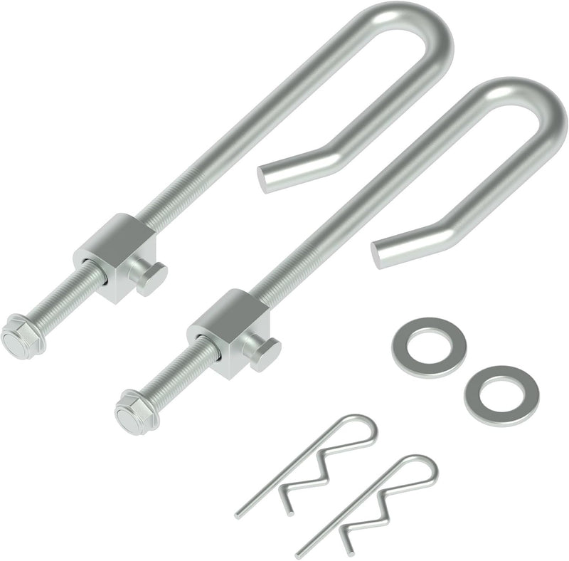 2 Deck Lift Bolt Nut Trunnion for John Deere D100 D105 D110 D120 D125 D130 D140