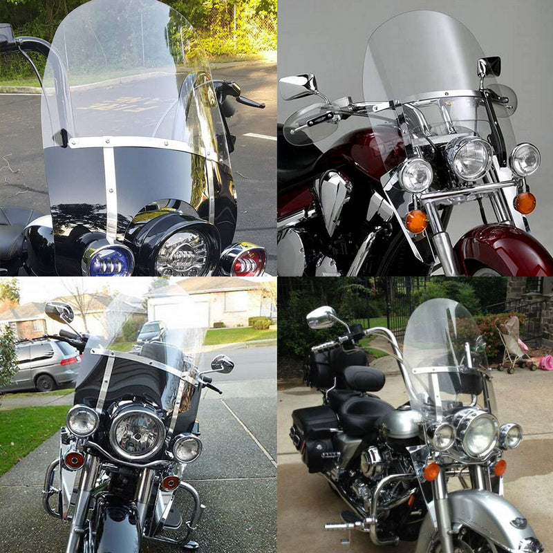 Detachable Windscreen Windshield for Harley Road King Special FLHRXS 2017-2024
