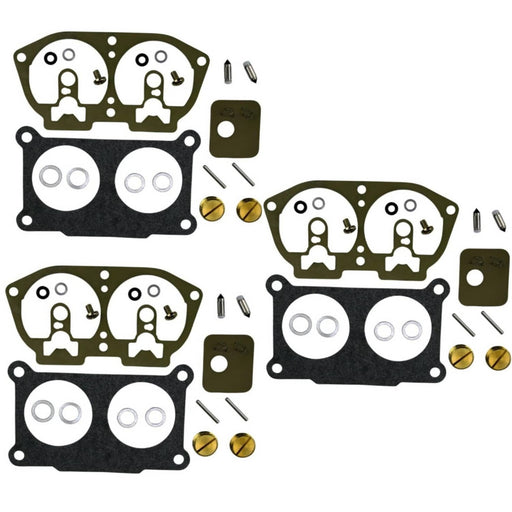 DURAFORCE 6E5-W0093-06 6N6-W0093-01 Carburetor Rebuild for Yamaha 115-225HP V6 3 Pack