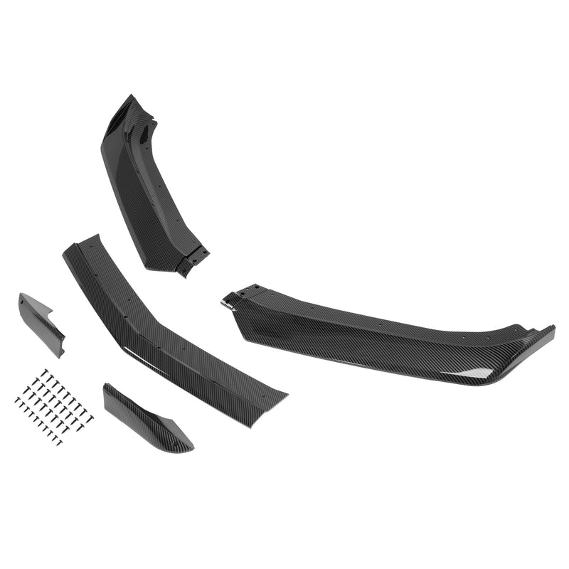 Front Bumper Lip Splitter Carbon Fiber Look for Camaro SS 16-21 LS LT RS 19-21