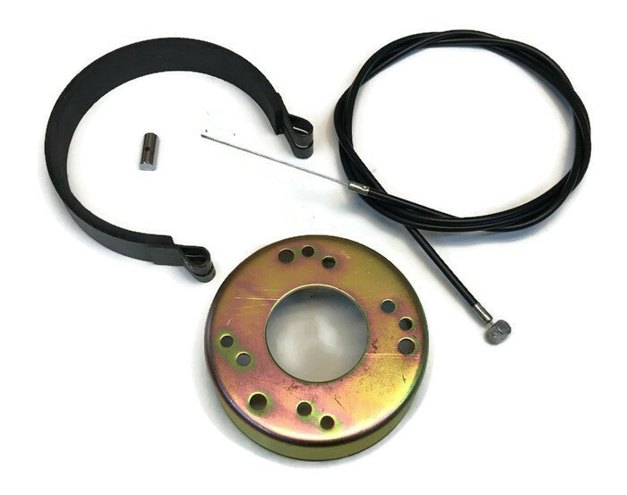 4.5 Brake Band Drum and Cable Kit for Four Wheeler ATV UTV Motorcycle Kart
