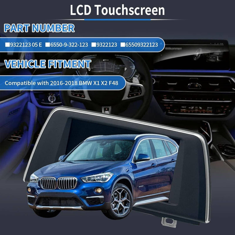 932212 GPS Dash Screen Display for BMW X1 X2 F48 2016-2018 6.5" Information