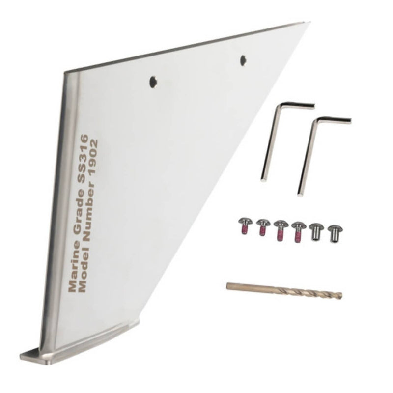 DURAFORCE 27151 Marine Skeg Guard Protector for Yamaha for Mercury for Suzuki Stainless St