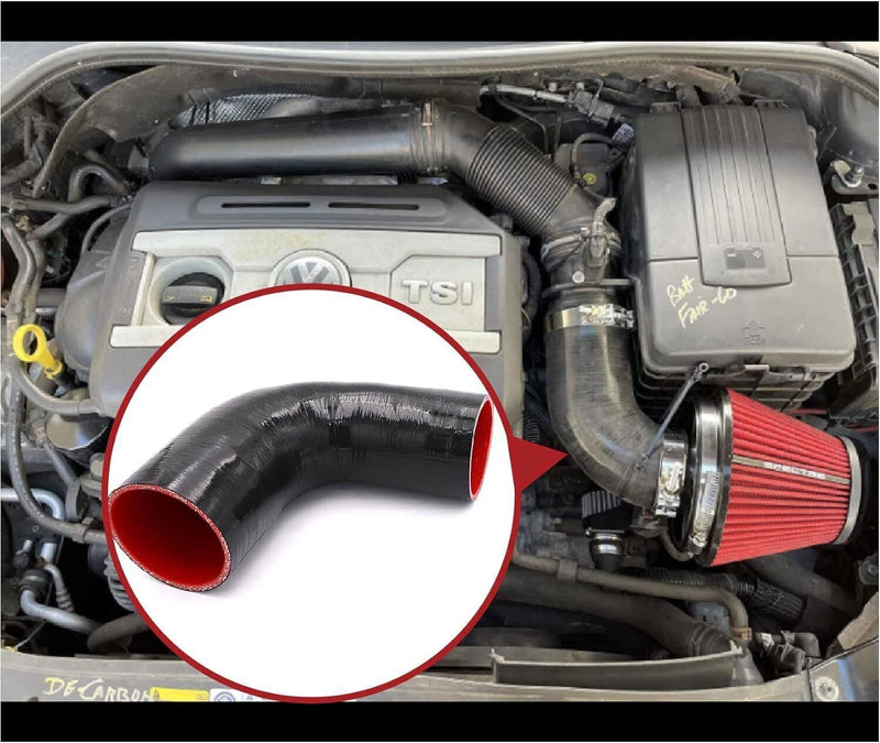 3" 90 Degree 76mm Elbow Silicone Hose Intake Intercooler Pipe Turbo Coupler