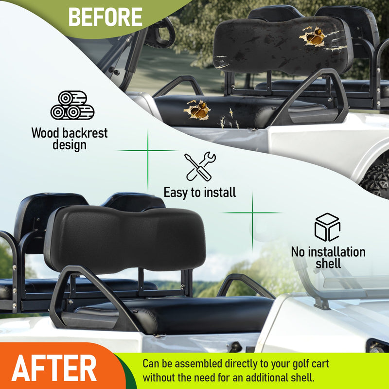 For Club Car DS 2000.5-Up Front Seat Back Bottom Cushion Assembly Golf Cart