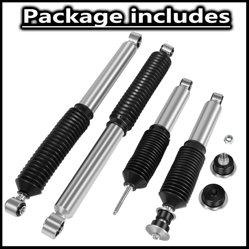 5100 Series Front & Rear Monotube Shocks for Silverado Sierra 1500 2500 3500 HD