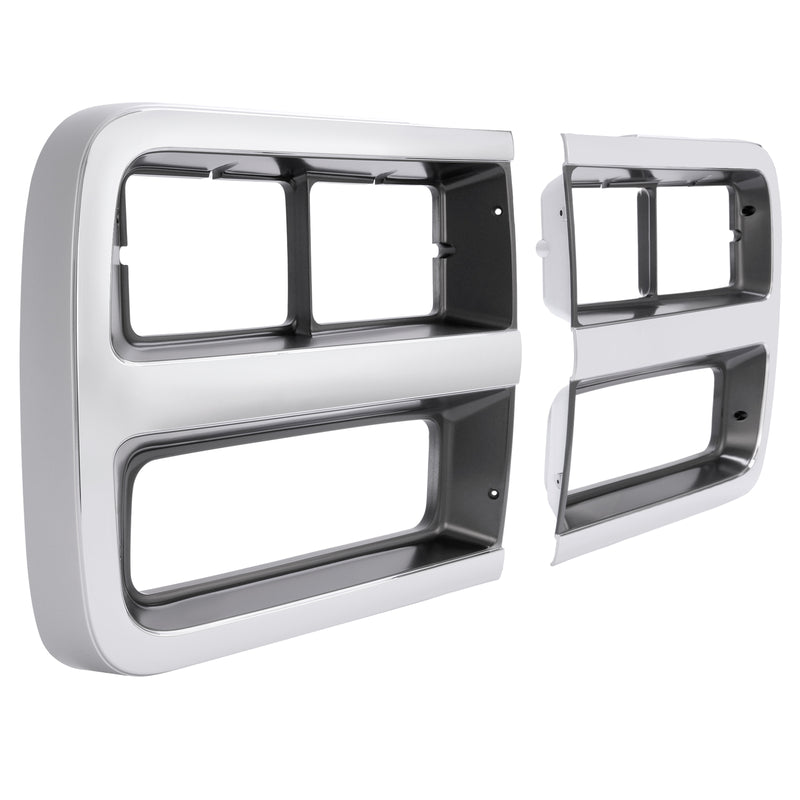 Headlight Bezel Door Set for Chevrolet G10 G20 G30 1992-95 Driver Passenger Pair