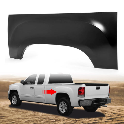 DURAFORCE Rear Driver Left Side Upper Wheel Arch Repair Panels for GMC Sierra 1500