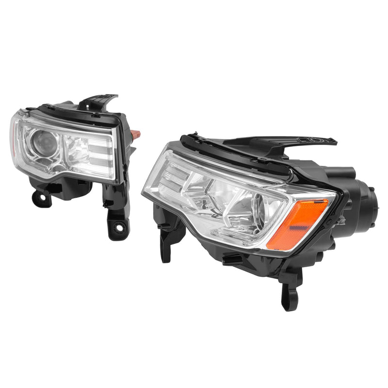 DURAFORCE Halogen Upgrade LED Tube Projector Headlights for Jeep Grand Cherokee 2017-2021