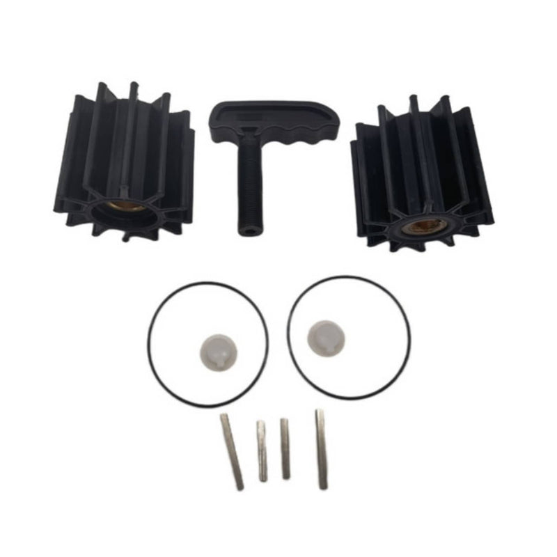 DURAFORCE 17000K Impeller Kits With Puller for Sherwood Cummins Caterpillar 2 Sets