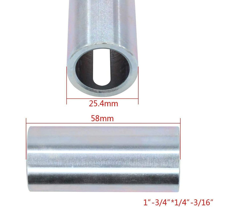3/4 to 1 inch Step Key Gas Engine Crank Shaft Sleeve Adapter for Predator