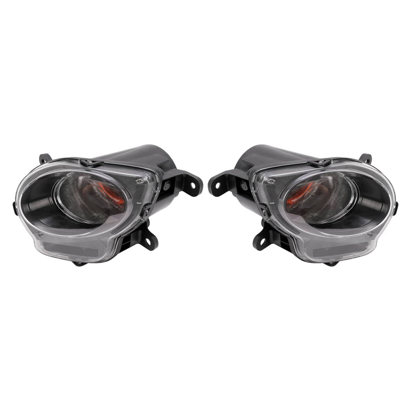 DURAFORCE Turn Signal Parking Lights Clear Lens Front Left Right for Fiat 500 2012-2017