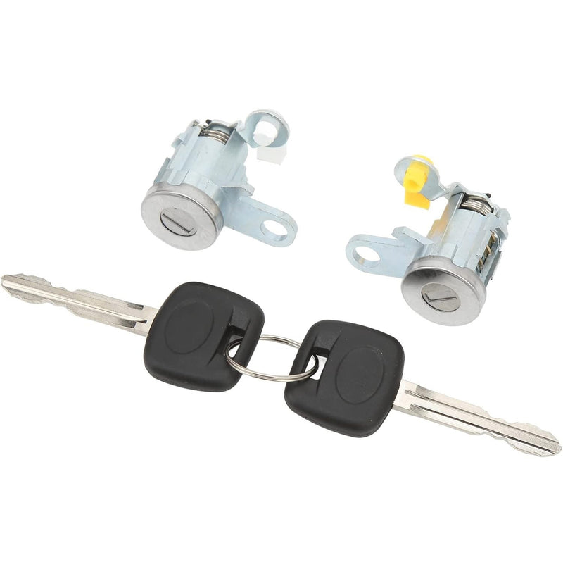 Front Pair Door Lock Cylinder Set Kit with Keys for 95-04 Toyota Tacoma