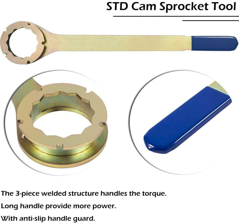 Intake Exhaust Cam Sprocket Crank Pulley Gear Lock Tool Screw Kit for Subaru STD