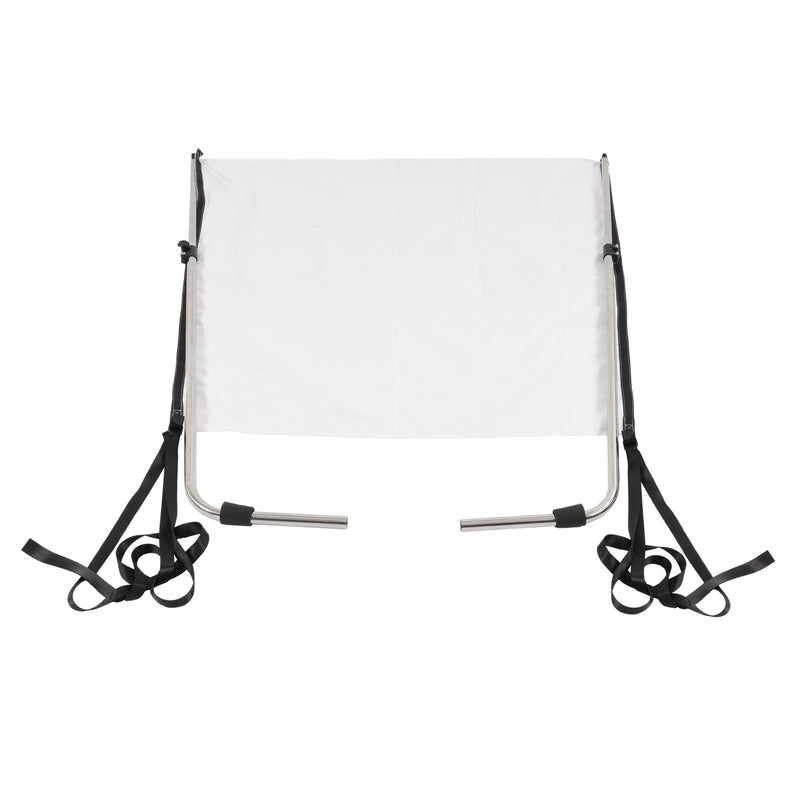 White Boat Sun Shade 304 Stainless Steel Fabric Canopy for Universal Boat