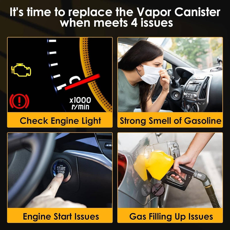777400C011 Fuel Vapor Charcoal Canister for Toyota Sequoia SR5 V8 2001-2004