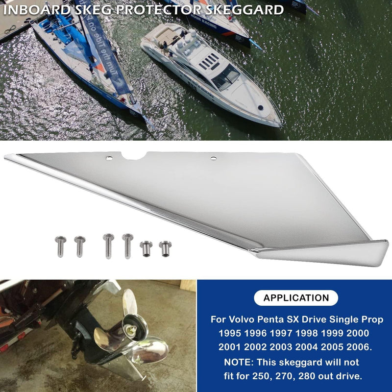 Inboard Skeg Guard Protecter for Volvo SX DP 1995-2006 Replace 99022 99052