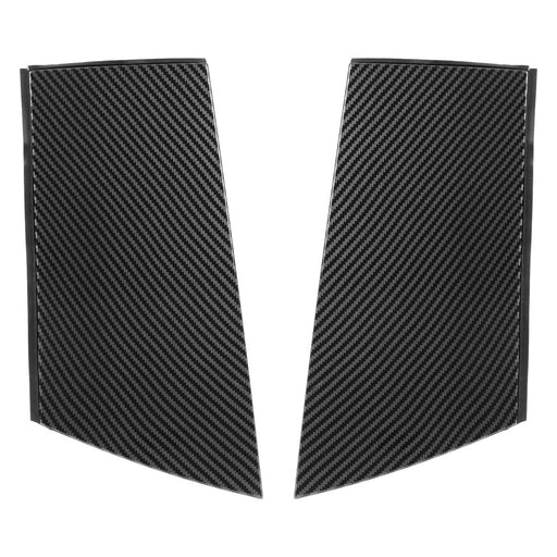 DURAFORCE Pillar Molding Trim Cover Carbon Fiber Painted for Nissan 370Z 2009-2020 LH RH