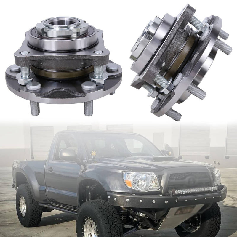 2WD Pair Front Wheel Bearing Hub for Toyota 4Runner Tacoma PreRunner 2005-2015