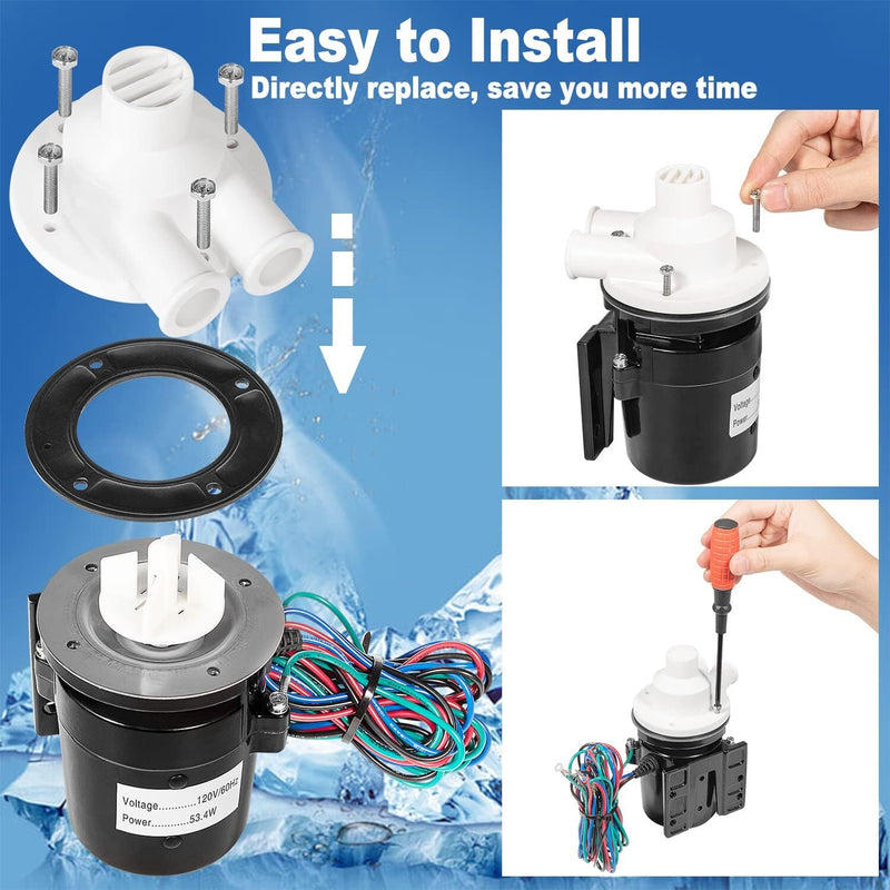 APTA92P10WD1 Water Pump Motor Assembly for Hoshizaki Ice Machine KM-450 KM-900