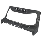 DURAFORCE Steel Armor Windshield Frame Cover Visor Cowl w/LED for Jeep Wrangler JK 2007-18