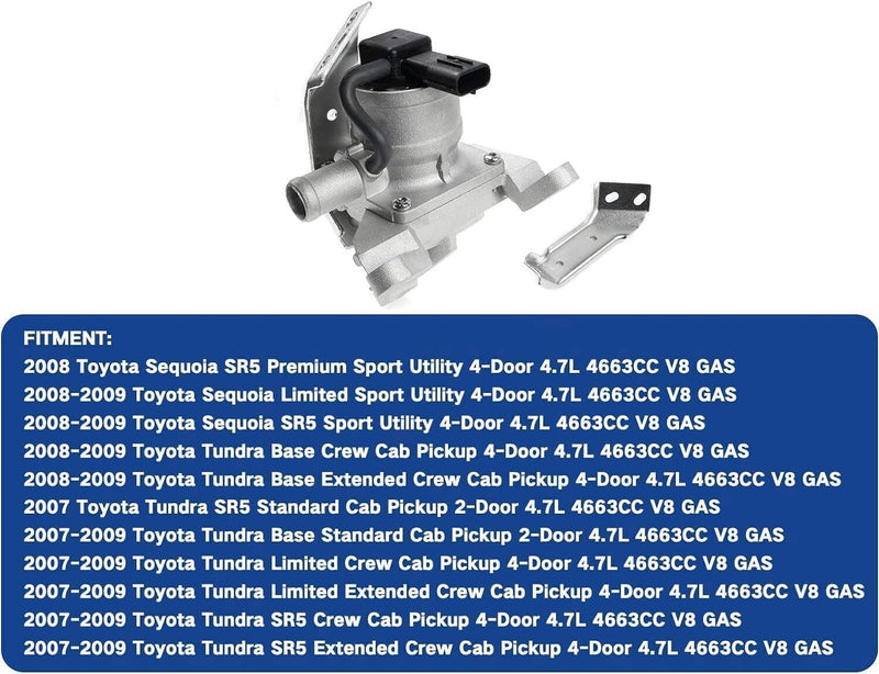2571050031 Secondary Air Injection Check Valve for Toyota Tundra 4.7L 07-09