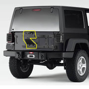 DURAFORCE Rear Spare Tire Carrier Rack Wheel Mounting Bracket for Jeep Wrangler JK 07-18
