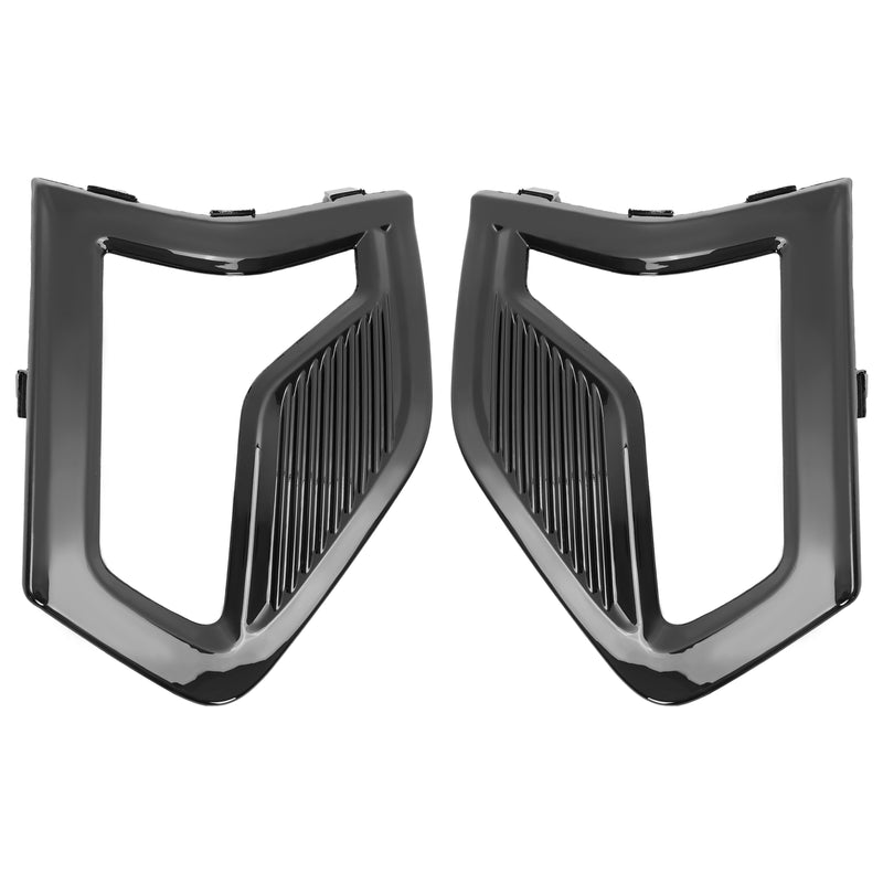 Front Bumper Fog Light Lamp Grille Covers Bezel Trim for Ford Fusion 2019-2020