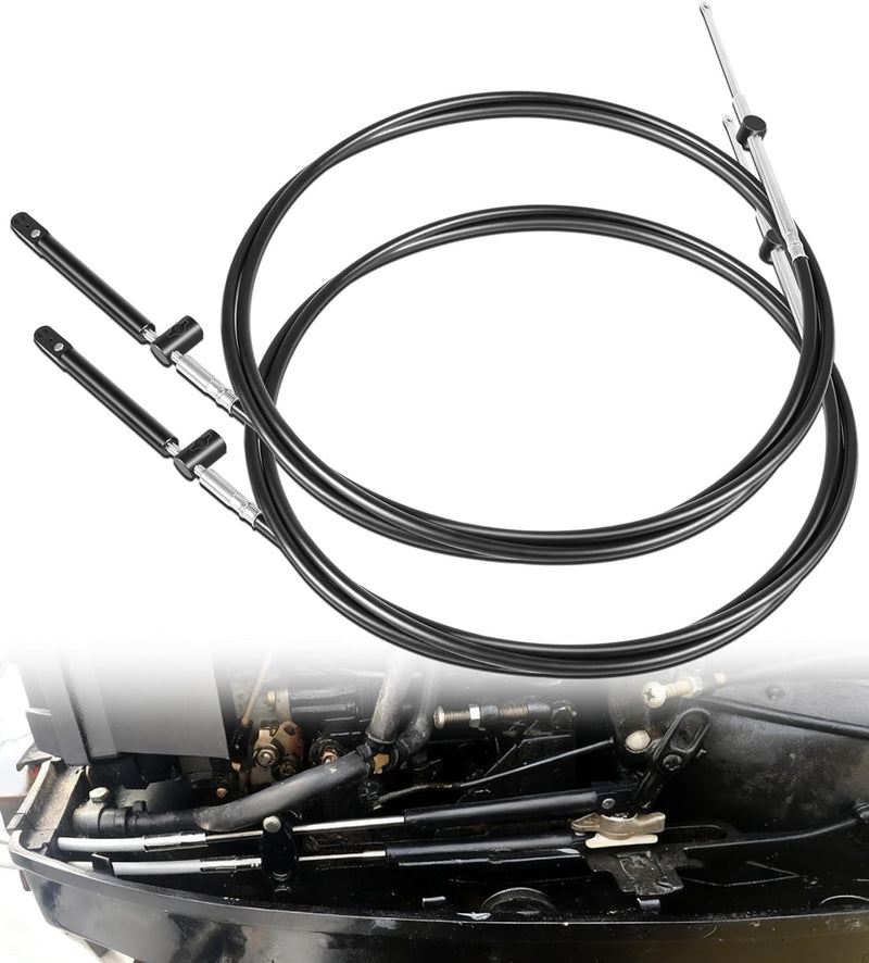 CC17910 10FT Boat Throttle And Shift Cables for Mercury 600A Gen1 Series